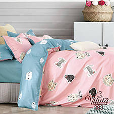 Комплект постільної білизни для немовлят Viluta Сатин Твіл на гумці, фото 2