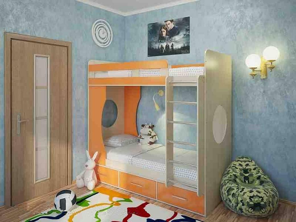 Ліжко горище для дітей і підлітків двоярусне КЧД-2904