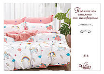 Комплект постільної білизни для немовлят Viluta Сатин Твіл на гумці, фото 5