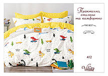 Комплект постільної білизни для немовлят Viluta Сатин Твіл на гумці, фото 5