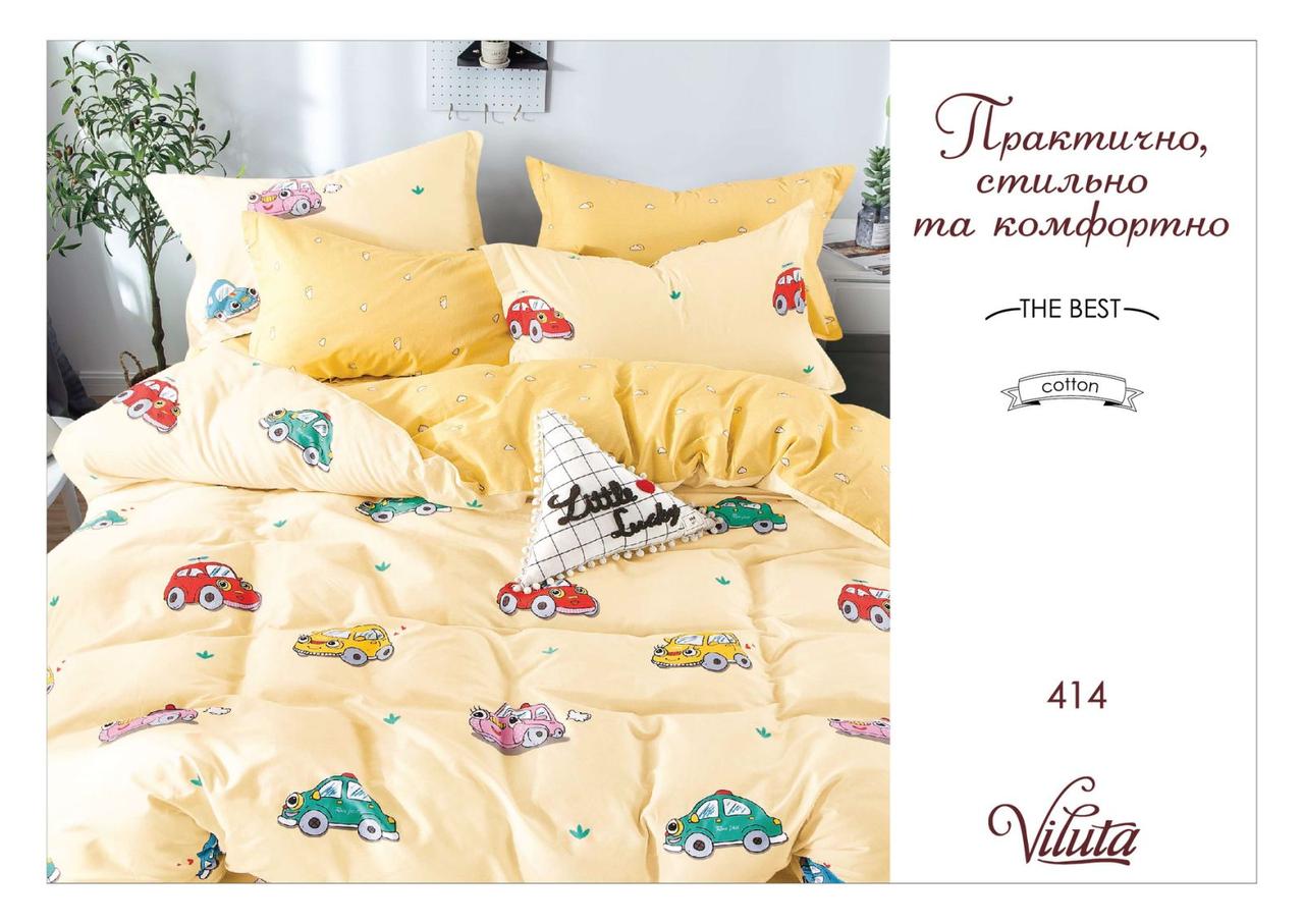 Комплект постільної білизни для немовлят Viluta Сатин Твіл на гумці