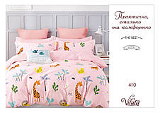 Комплект постільної білизни для немовлят Viluta Сатин Твіл на гумці, фото 3