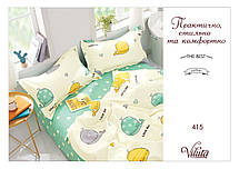 Комплект постільної білизни для немовлят Viluta Сатин Твіл на гумці, фото 4