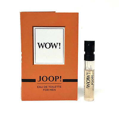 Оригінальний пробник чоловічий аромат Joop! Wow! For Men 1,5 ml туалетна вода, дивовижний східний фужерний