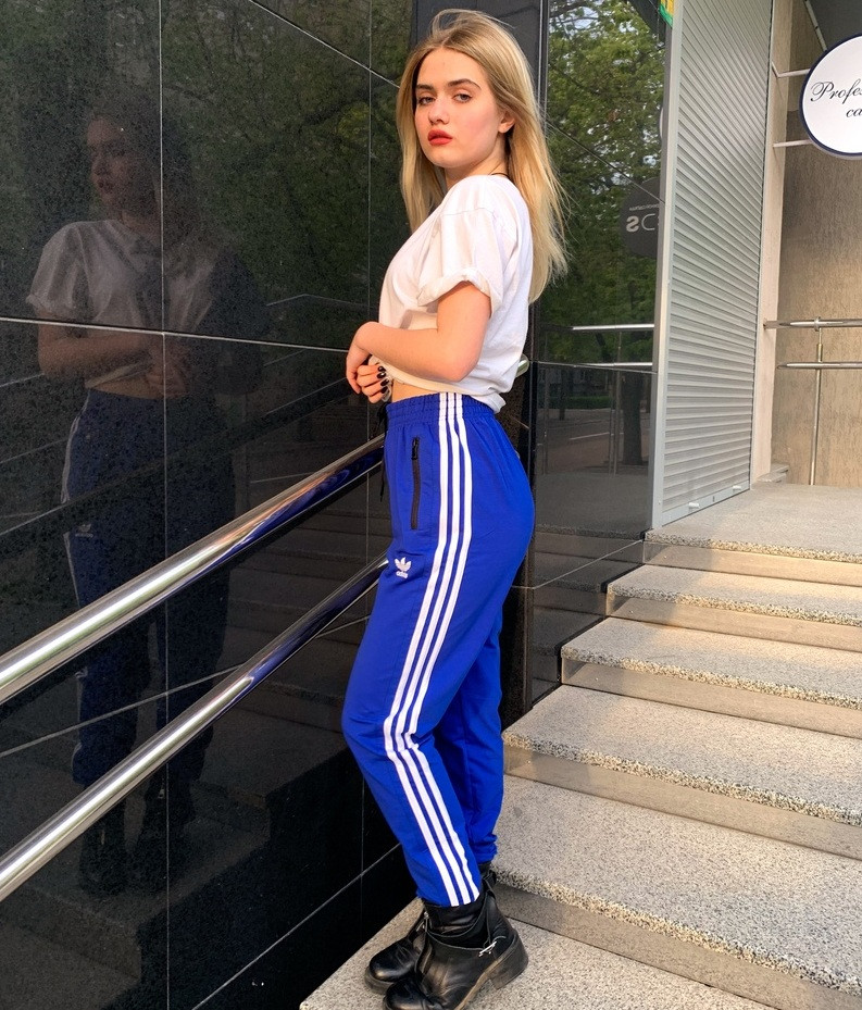 Жіночі спортивні штани Adidas класичні сині Туреччина. Фото в живу. топ. Є 4 кольори