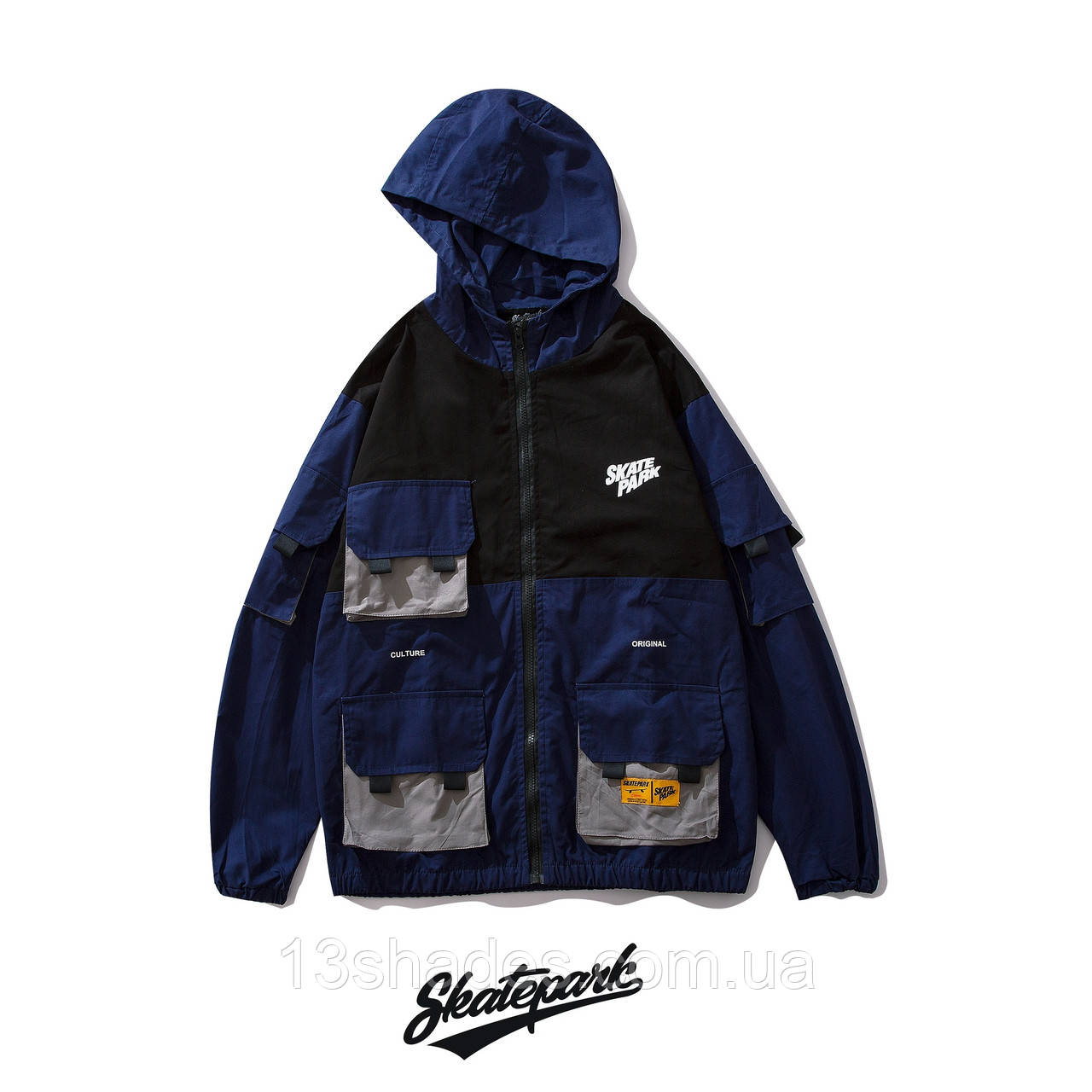 Жіноча куртка вітровка хайпова унісекс Skatepark Скайтпарк Київ, фото 1