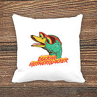 Подушка з принтом "Ducking mother quacker"