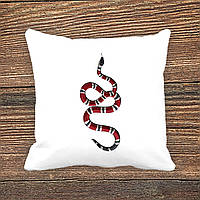 Подушка з принтом Змія