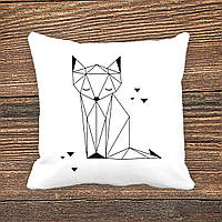 Подушка з принтом "Лисиця"