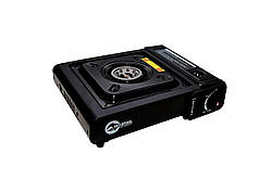 Плита газова портативна Intertool 342 x 275 x 113 мм з адаптером (GS-0001)