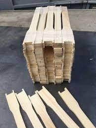 Рамка дерев"яна стандартна трьохсота. (заготовка) Дадан, з єврозамком, фото 2