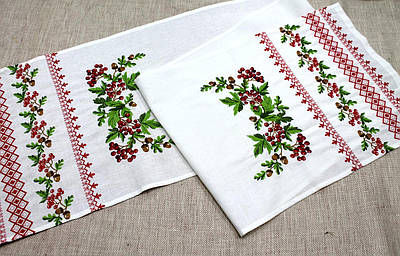 Рушники вишиті з 100% льону