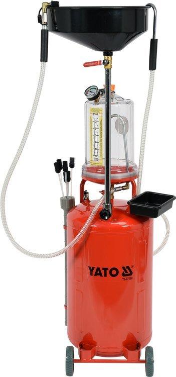 Пневматична установка для зливання оливи YATO на колесах