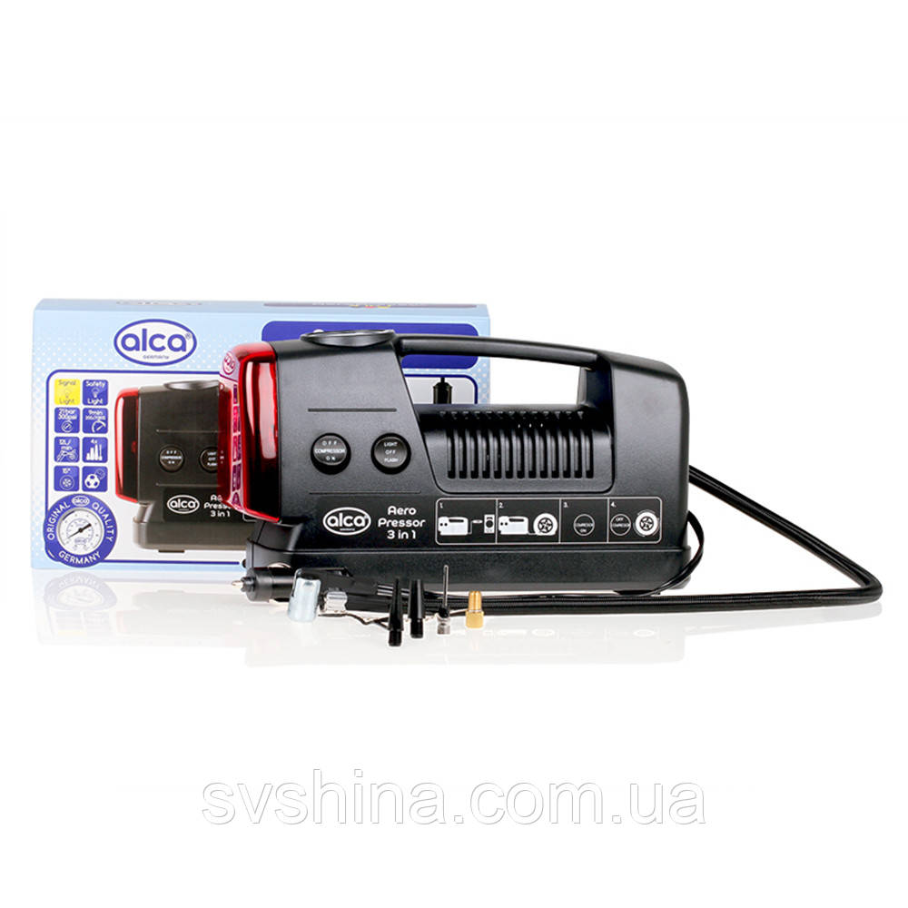 Автомобільний компресор "AeroPressor 3in1" Alca, 12 V, 144 W, 219000