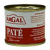 Паштет из свиной печени Argal 83 г Испания (опт 3 шт)