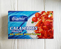 Консерви кальмари в американському соусі Diamir En Salsa Americana 110г/72г (Іспанія)