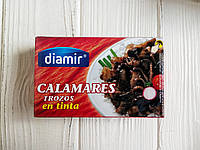 Консервы кальмары в собственных чернилах Diamir Calamares trozzo En Tinta 110г/72г (Испания)