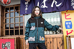 Жіноча куртка вітровка хайповая унісекс Skatepark Скайтпарк Київ