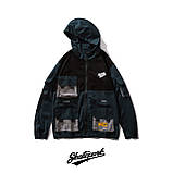 Жіноча куртка вітровка хайповая унісекс Skatepark Скайтпарк Київ, фото 4