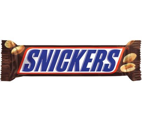 Батончик Snickers з арахісом у молочному шоколаді 50 г