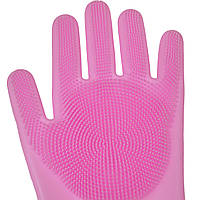 Силіконові рукавички для миття посуду, Рожевий (CZ2755940002)