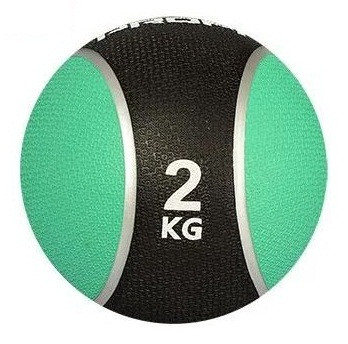 М'яч медичний (медбол) MS 1502, прогумований, 2кг, Ø 18 см