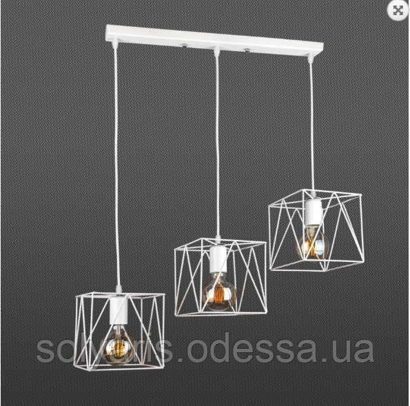 Люстра-підвіс лофт 756PR103F-3 WH (500)