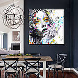 Картина IDEAPRINT "Девушка графика ", фото 2