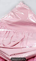Простынь на резинке светло-розовая из бязи, любые размеры, с наволочками и без