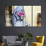 Картина Горила в масці Бенксі, фото 3