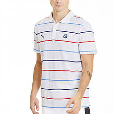 Поло puma BMW MMS striped чоловіче L, фото 4