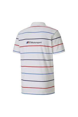 Поло puma BMW MMS striped чоловіче L, фото 3