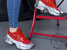 Жіночі кросівки Adidas Raf Simons Ozweego Red/Silver Metallic EE7948, фото 3