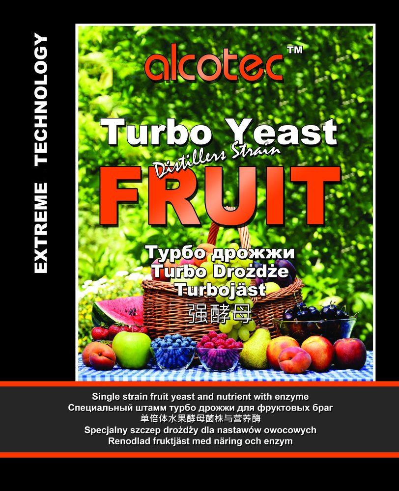 Фруктові турбо - дріжджі Alcotec FRUIT