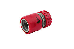 Конектор Intertool з аквостопом 3/4" для шланга 3/4" (GE-1021)