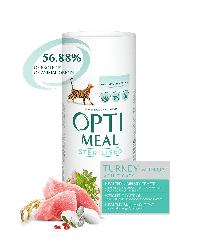 Корм Optimeal Sterilised Turkey (Оптіміл для дорослих кастрованих котів з індичкою), 4кг.