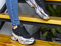 Жіночі кросівки Adidas Raf Simons Ozweego Black/Silver Metallic EE7944, фото 5