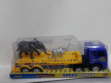 Машинка трейлер с животными