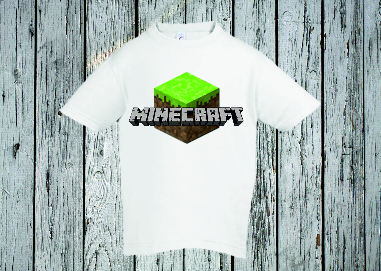 Футболка YOUstyle Minecraft 0275 116(08Y) White