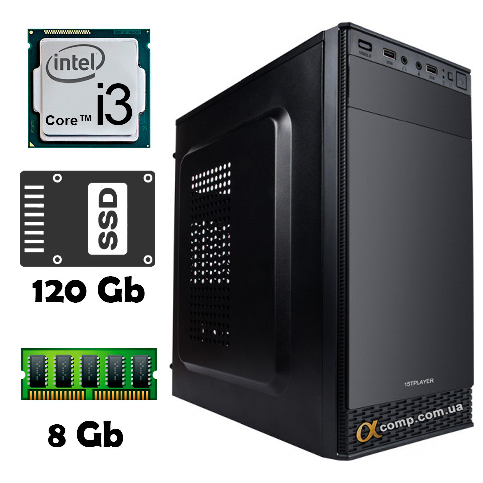 AlphaPC (i3-6100/8Gb/ssd 120Gb) R6-T101