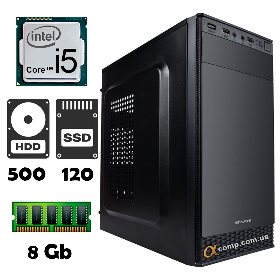 AlphaPC (i5-6400 • 8Gb • 500Gb • ssd 120Gb) R6-T101
