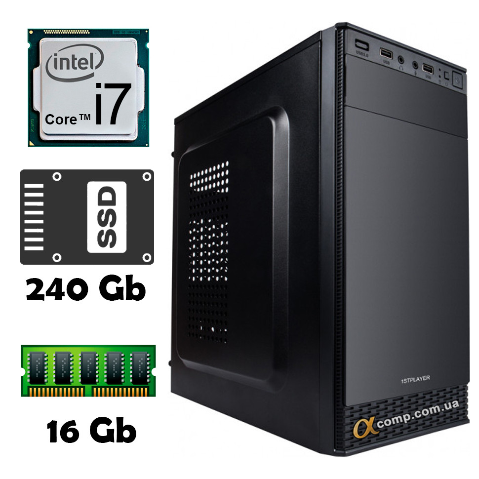 AlphaPC (i7-6700 • 16Gb • ssd 240Gb) R6-T101