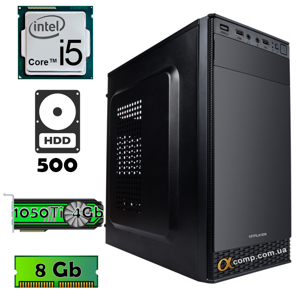 AlphaPC (i5-2320 • GTX1050Ti • 8Gb • 500Gb) RG2-T101