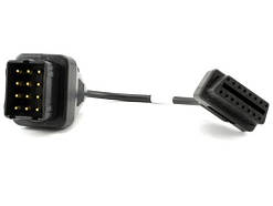 Перехідник з OBD2 16pin мама на GAZ ГАЗ 12pin тато