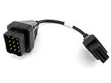 Перехідник з OBD2 16pin мама на GAZ ГАЗ 12pin тато, фото 3