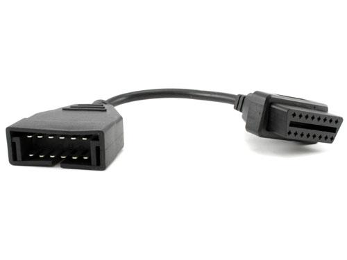 Перехідник з OBD2 16pin мама на GM 12pin тато GM12 Daewoo Lanos Sens