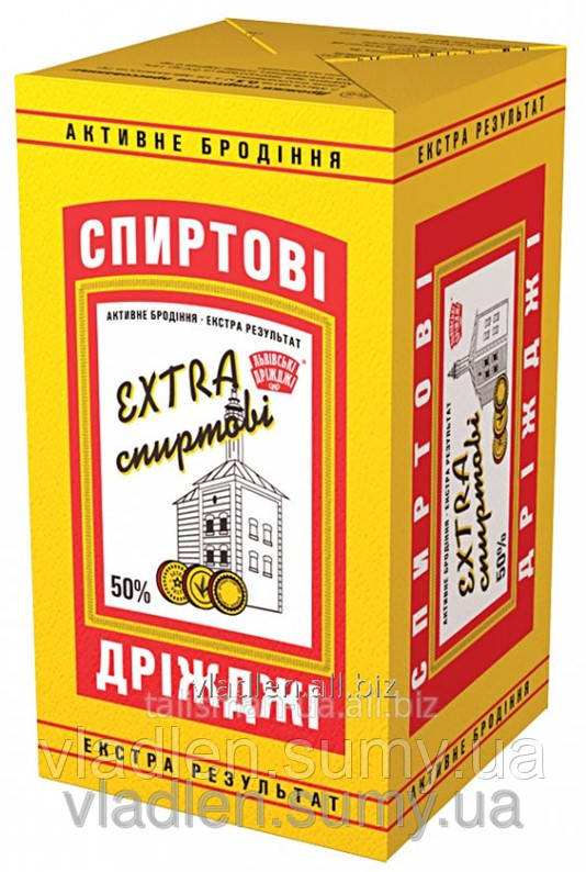 Дріжджі пресовані Екстра спupтовi 0.5 кг Львівські дріжджі