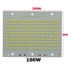 Світлодіод 100 ватт під два драйвера 50w 30-39V Led 200шт. SMD2835 LED 100w 32V 106х83мм.