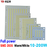 Світлодіод 100 ватт під два драйвера 50w 30-39V Led 200шт. SMD2835 LED 100w 32V 106х83мм., фото 8