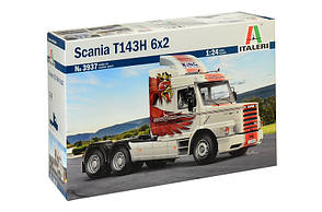 Scania T143H 6x2. Збірна модель тягача в масштабі 1/24. ITALERI 3937